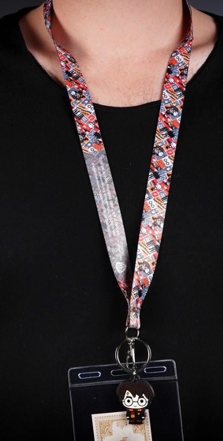 

Держатель для бейджа Harry Potter: Pattern + брелок Harry Potter
