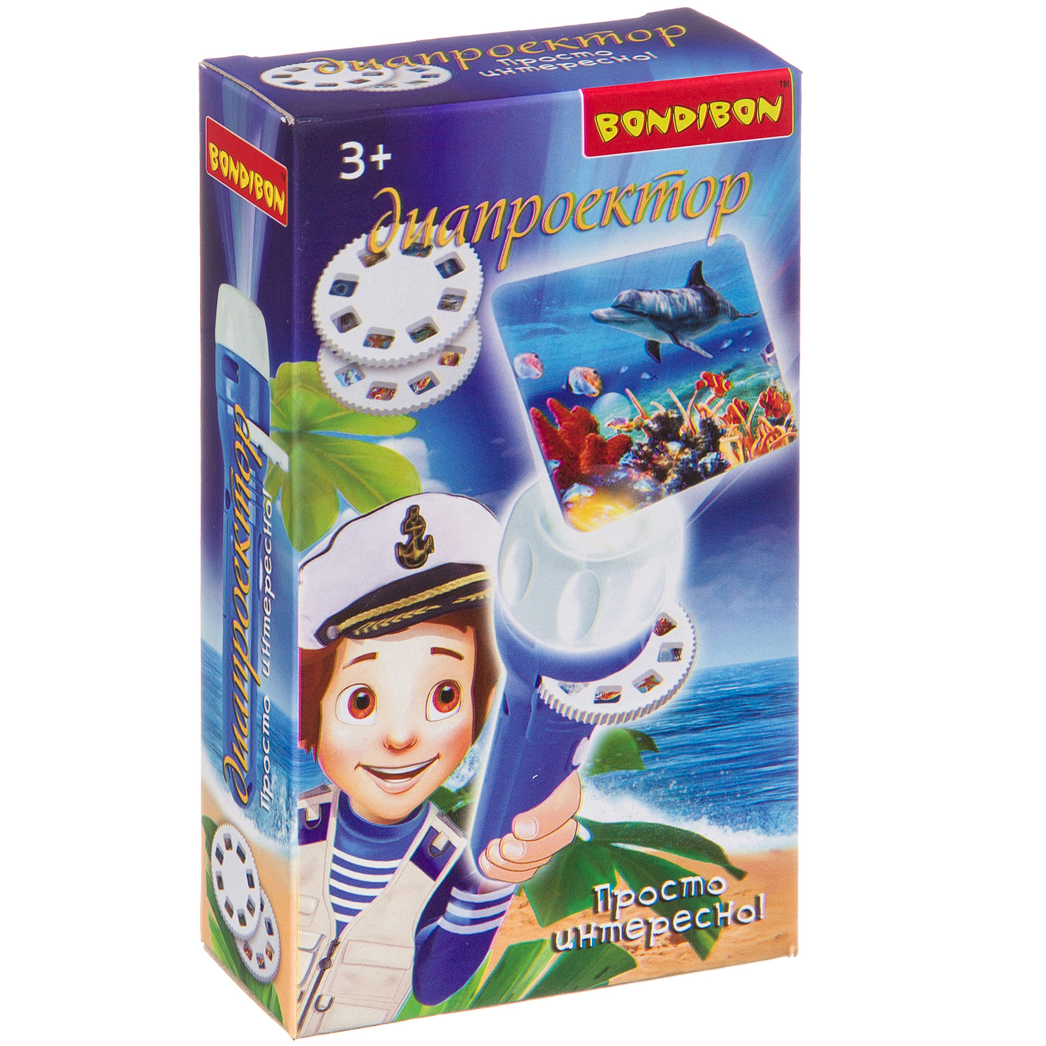 

Диапроектор-фонарик Животные (3 диска со слайдами)