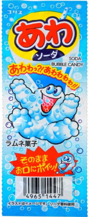

Леденцы Cori: Вкус Рамунэ Содовая (Bubble Candy Soda) – Взрывающиеся и пенящиеся во рту (7,2 г)