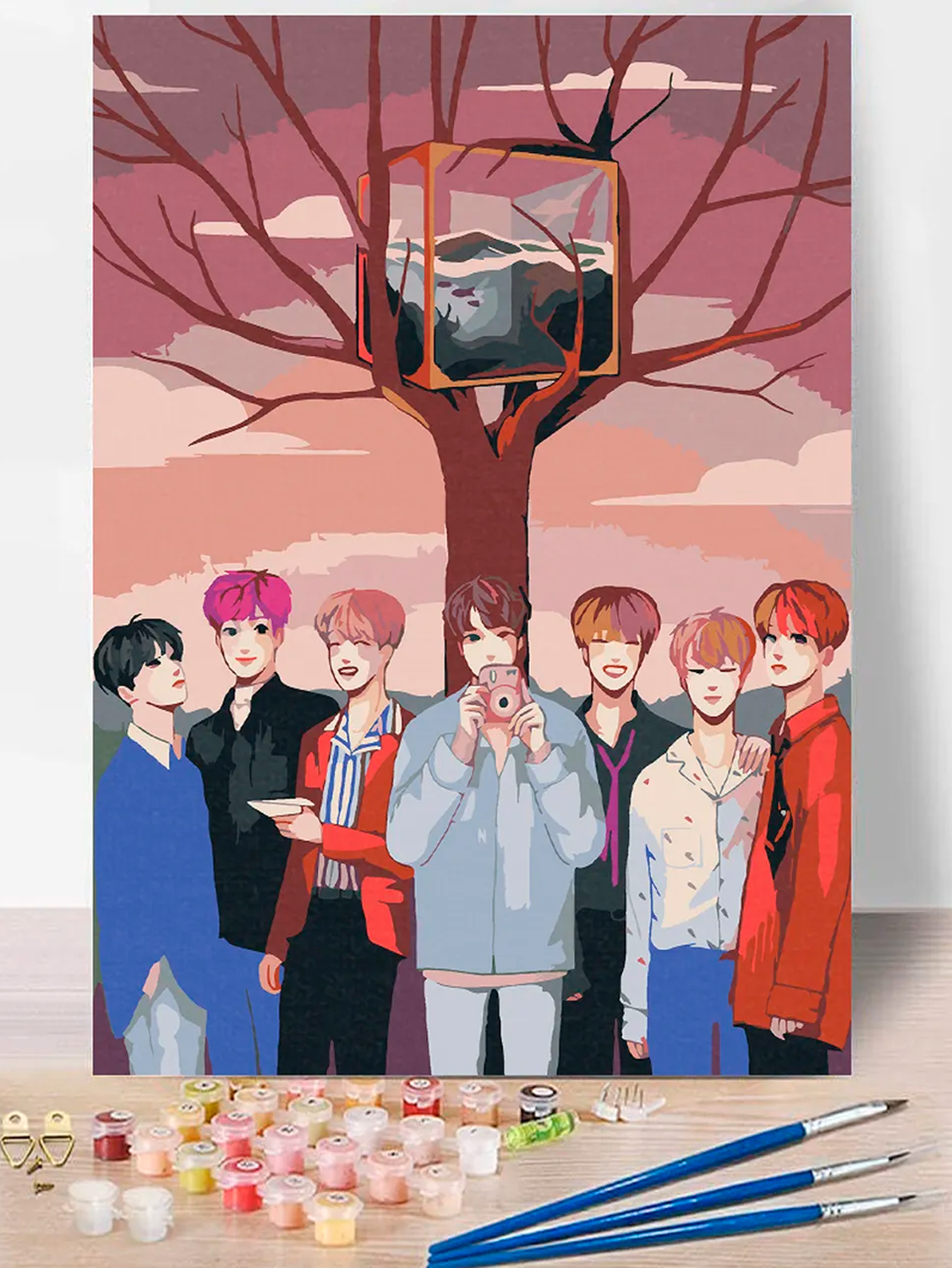 Картина по номерам: Музыка – BTS