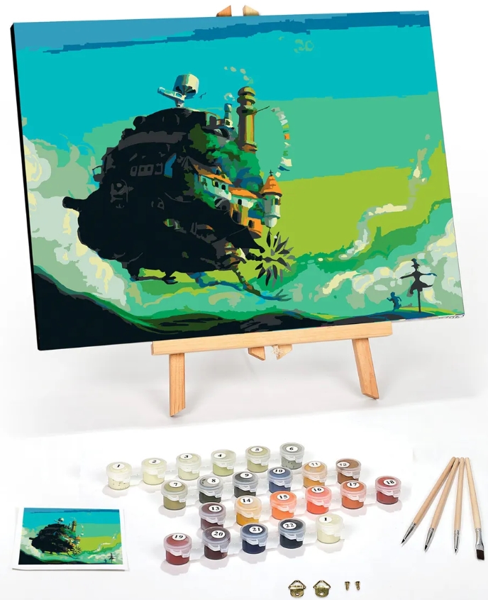 Аниме картина по номерам: Ходячий Замок