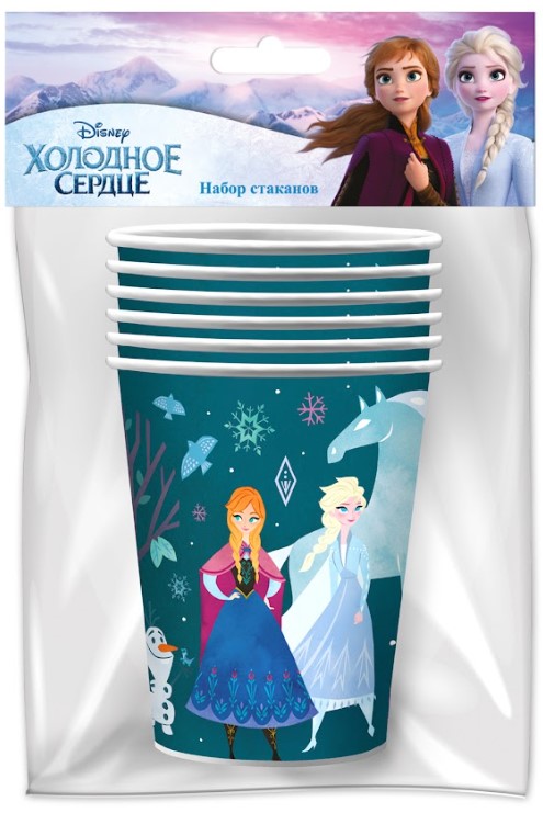 

Набор бумажных стаканов Frozen 2: Сканди (250 мл, 6 шт)