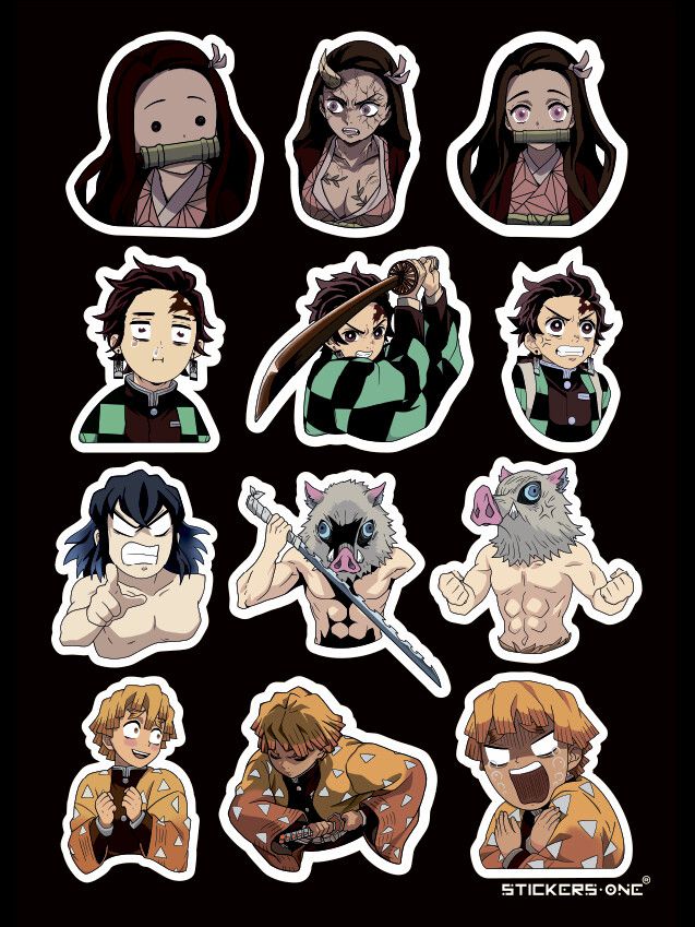 

Стикерпак Demon Slayer: Kimetsu no Yaiba #2