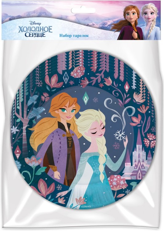 

Набор бумажных тарелок Frozen 2: Сканди (180 мм, 6 шт)