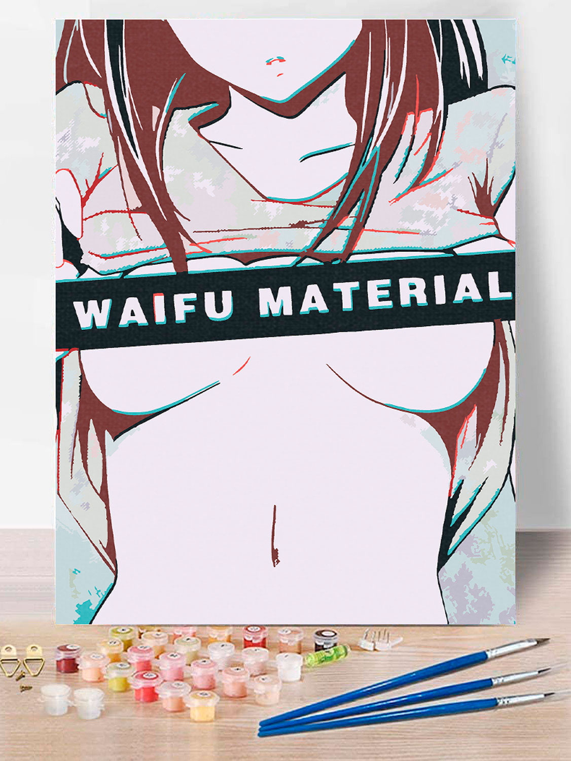 

Картина по номерам Аниме: Waifu Material