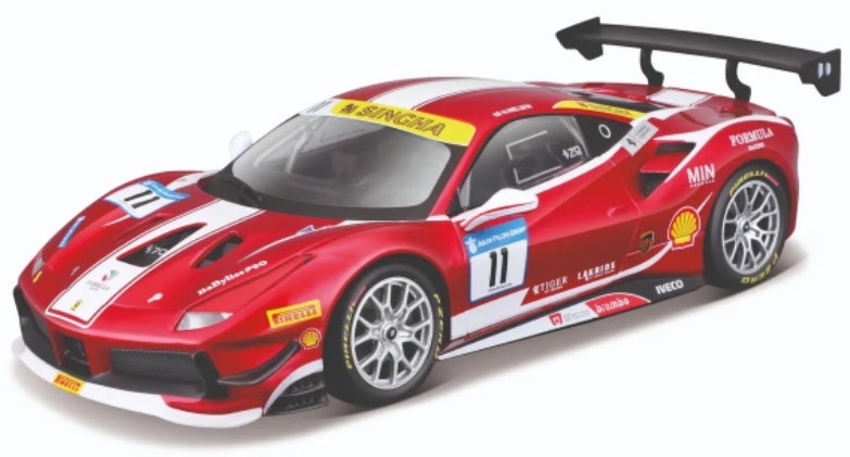 

Модель машинки Ferrari 488 Challenge Formula Racing 2017 (масштаб 1:24)