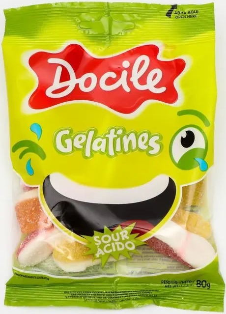 

Жевательный мармелад Docile Gelatines Sour Sneakers: Кроссовки – со вкусом ягод и фруктов (80 г)