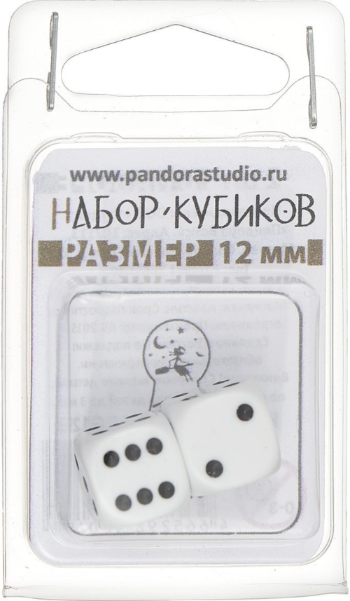 

Набор кубиков Симпл (12 мм, 2 шт, слоновая кость)
