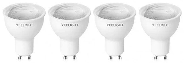 

Умная лампочка Yeelight GU10 Smart bulb W1(Dimmable) - упаковка 4 шт.
