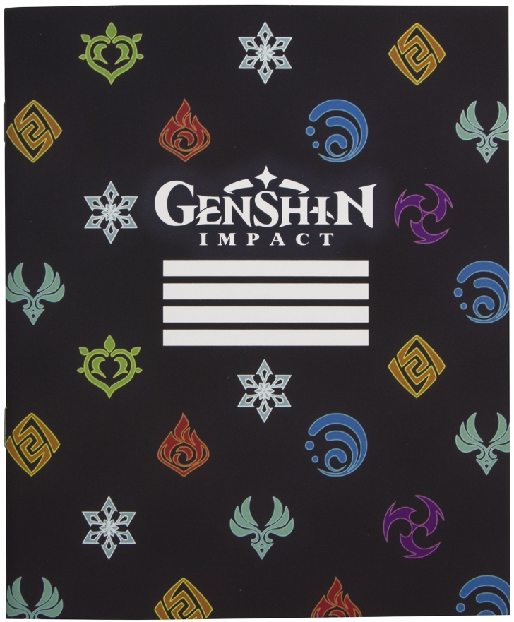 

Тетрадь Genshin Impact Logo (48 листов)