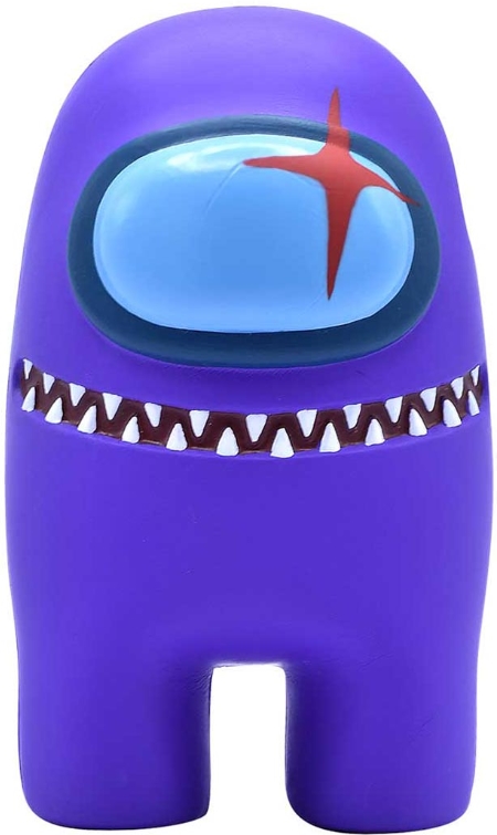 цена Игрушка-антистресс сквиш Among Us: Mega фиолетовый (15 см)