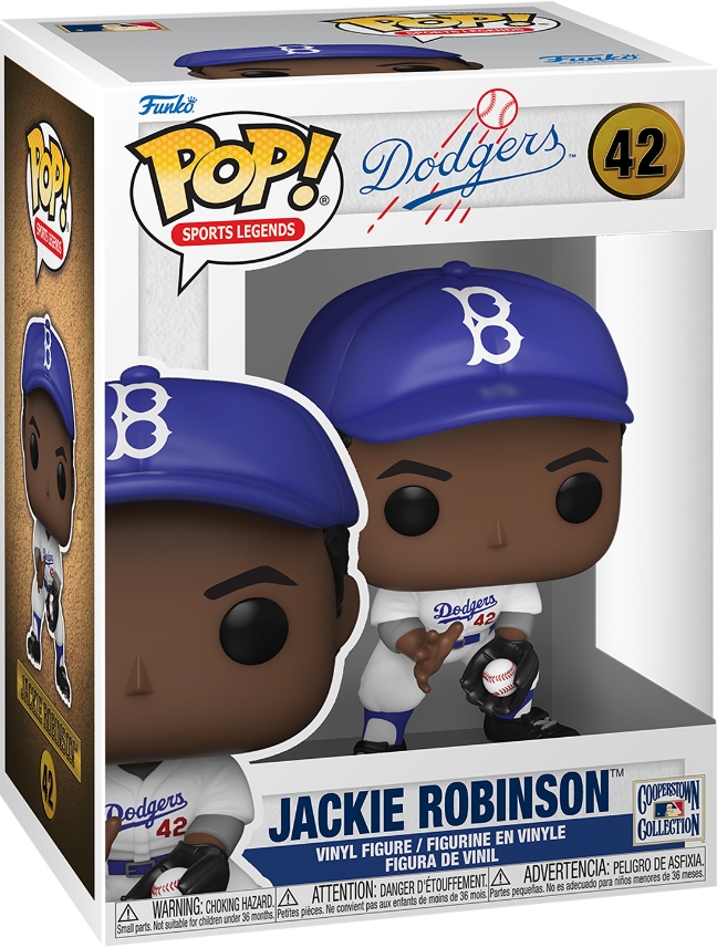 

Фигурка Funko POP Sports: Legends Los Angeles Dodgers – Jackie Robinson With Chase (9, 5 см)