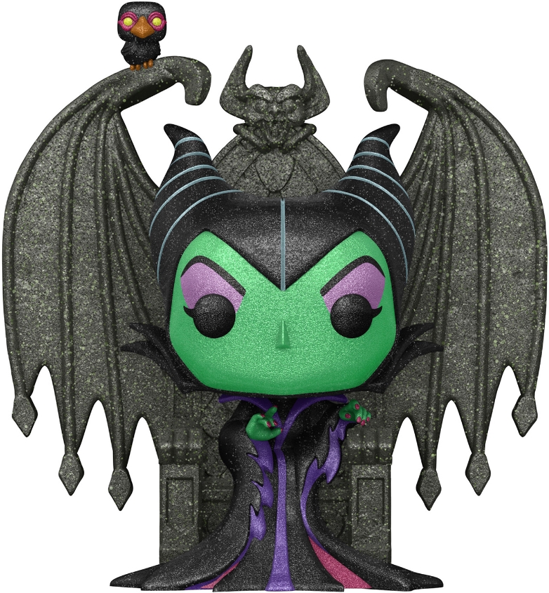 Фигурка Funko POP: Disney Villains – Maleficent On Throne Deluxe Diamond Glitter Exclusive (9,5 см) цена и фото