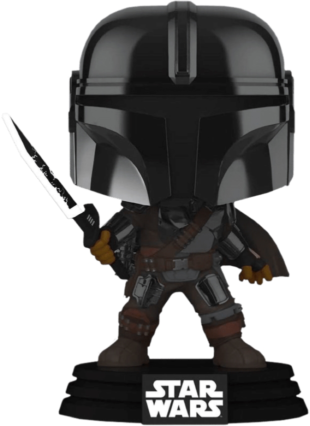 

Фигурка Funko POP: Star Wars The Mandalorian – Mandalorian With Darksaber Glows In The Dark Bobble-Head Exclusive (9,5 см)