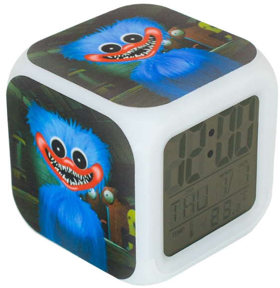 Часы-будильник Huggy Wuggy с подсветкой №14