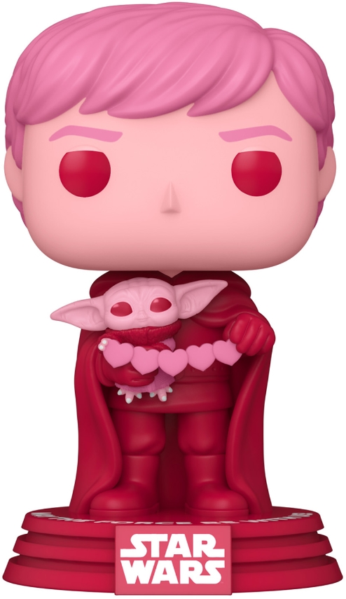 

Фигурка Funko POP: Star Wars Valentines – Luke Skywalker With Grogu Bobble-Head (9,5 см)