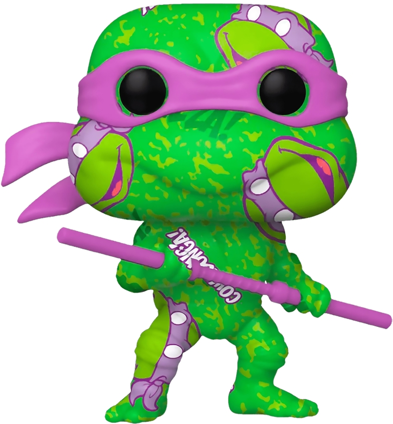 Фигурка Funko POP Art Series: Teenage Mutant Ninja Turtles – Donatello With Case Exclusive (9,5 см)