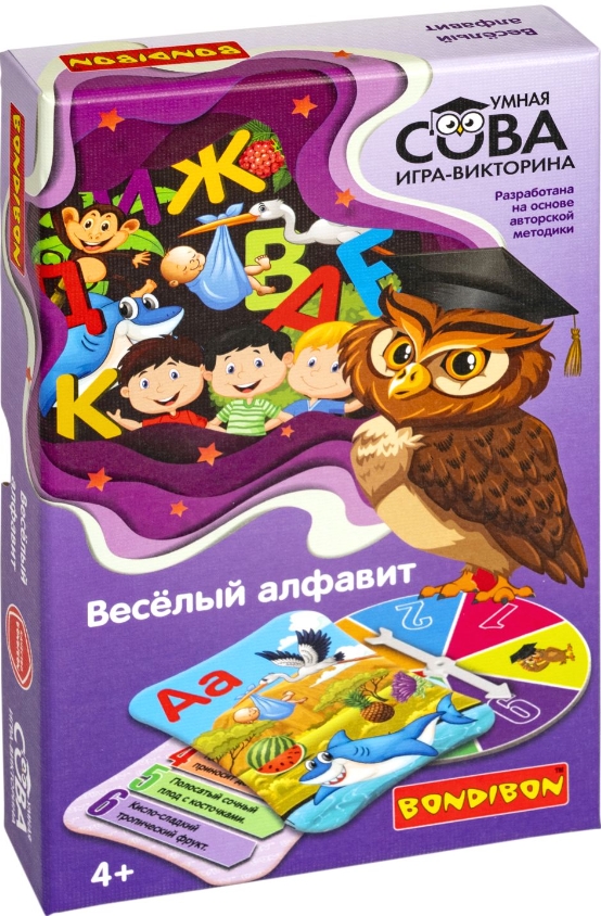 

Настольная игра-викторина Умная Сова: Весёлый алфавит