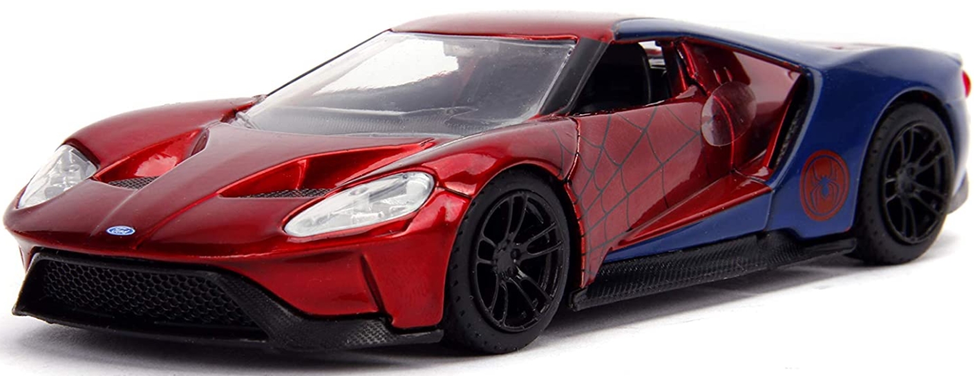 

Модель машинки Hollywood Rides Marvel: Spider-Man – 2017 Ford GT 1:32