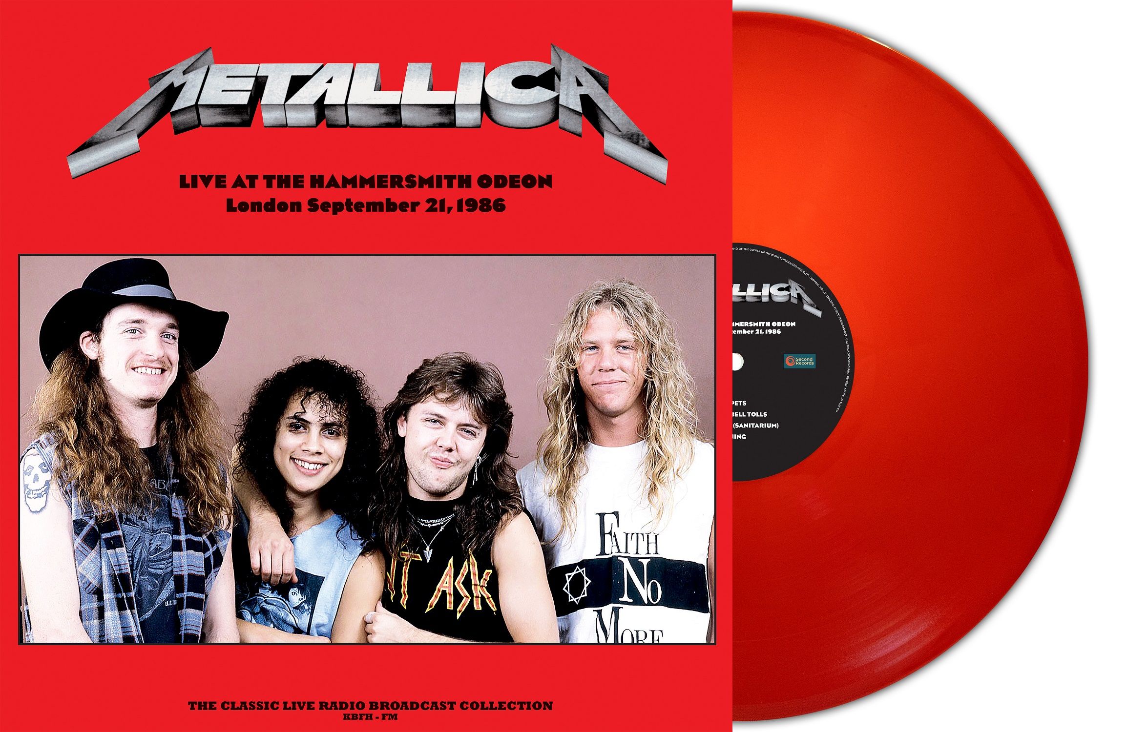 Metallica – Live At The Hammersmith Odeon, London 1986: Coloured Red Vinyl (LP)