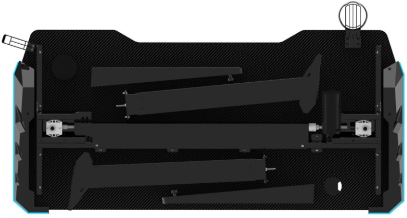 Стол для компьютера FoxGear геймерский с электроприводом и RGB ...