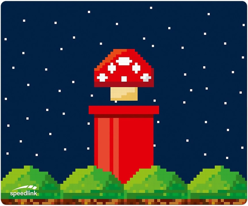 

Коврик для мыши Speedlink Vinpad Mousepad retro-design (mushroom) (SL-620702-RETRO)