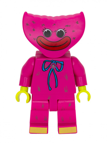

Фигурка Huggy Wuggy Kissy Missy с подсветкой розовая 18см