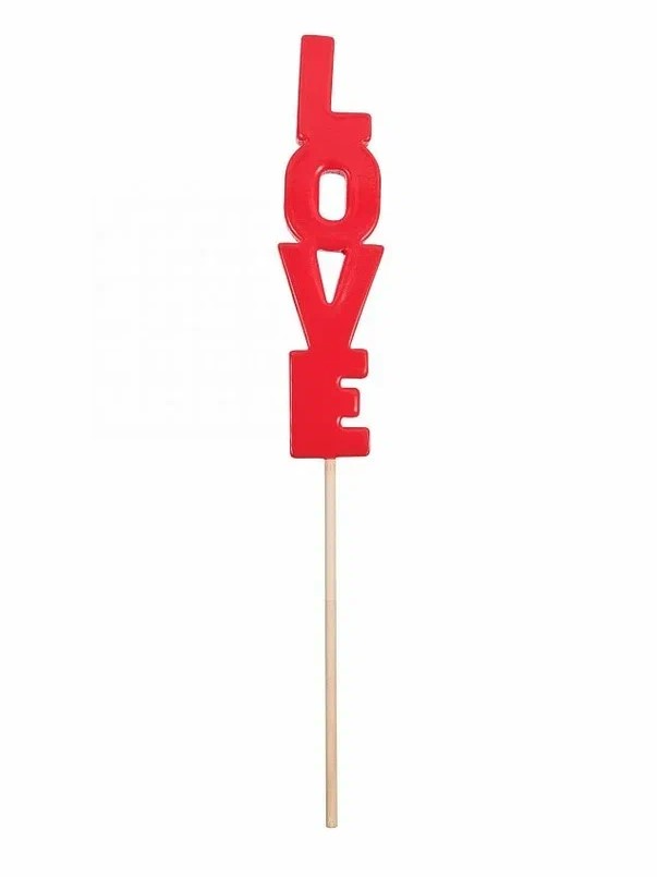 

Карамель леденцовая LOVE фигурная (40 г)