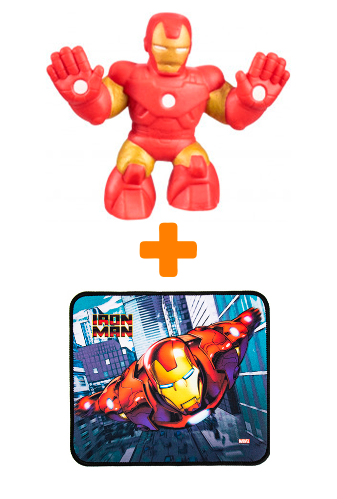 Набор Marvel Iron Man (тянучка, коврик)