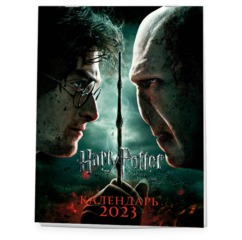 цена Календарь-постер Гарри Поттер настенный на 2023 год (315х440 мм)