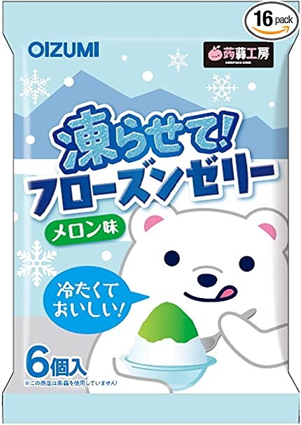 

Желе-щербет Конняку Oizumi со вкусом дыни для заморозки (96 г)