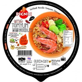 

Лапша быстрого приготовления Picnic со вкусом супа Том Ям с креветкой (70 г)