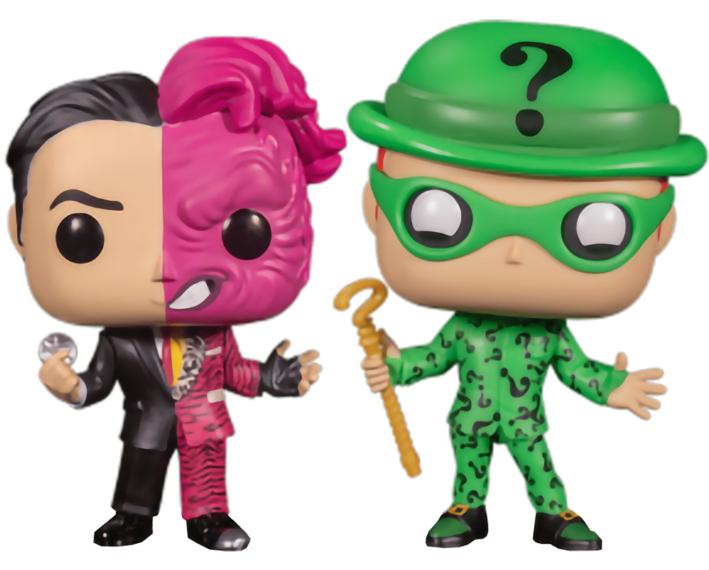 

Фигурка Funko POP Heroes: The Batman Forever – Two-Face & The Riddler [Glows In The Dark] Exclusive 2-Pack (9,5 см)