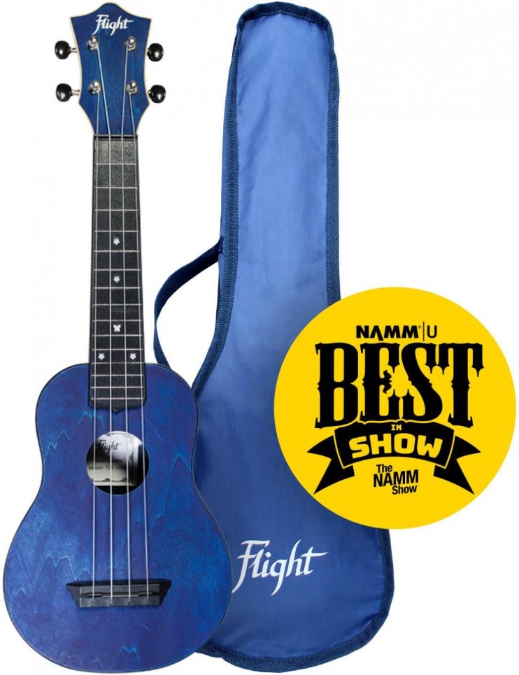 

Укулеле сопрано Travel Flight TUS-35 DB (синяя)