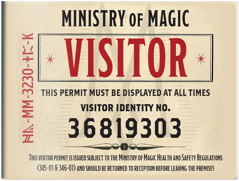 Кардхолдер Fantastic Beasts And Where To Find Them: Билет в министерство Магии (в форме книжки, 215х65 мм)