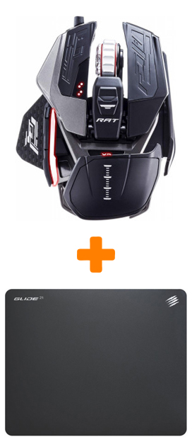 

Набор «Mad Catz 32» (Мышь R.A.T., коврик G.L.I.D.E.)