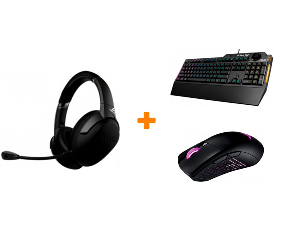 

Набор «ASUS Gaming Combo 1» (Мышь, клавиатура, гарнитура)