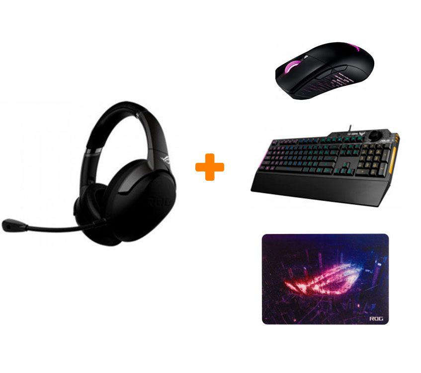 

Набор «ASUS Gaming Combo 1» (Мышь, клавиатура, гарнитура, коврик)