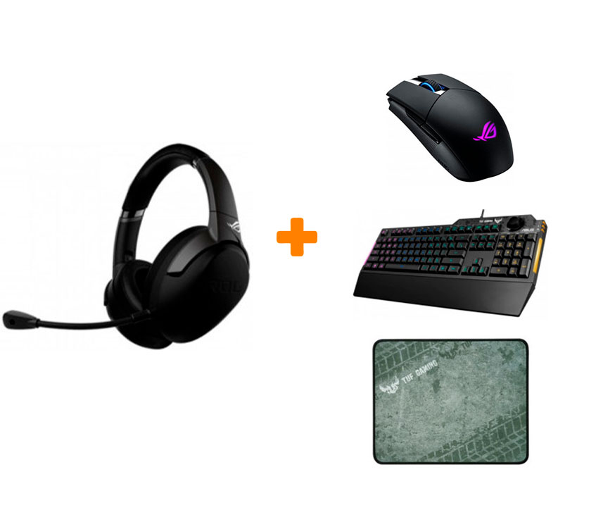 

Набор «ASUS Gaming Combo 3» (Мышь, клавиатура, гарнитура, коврик)