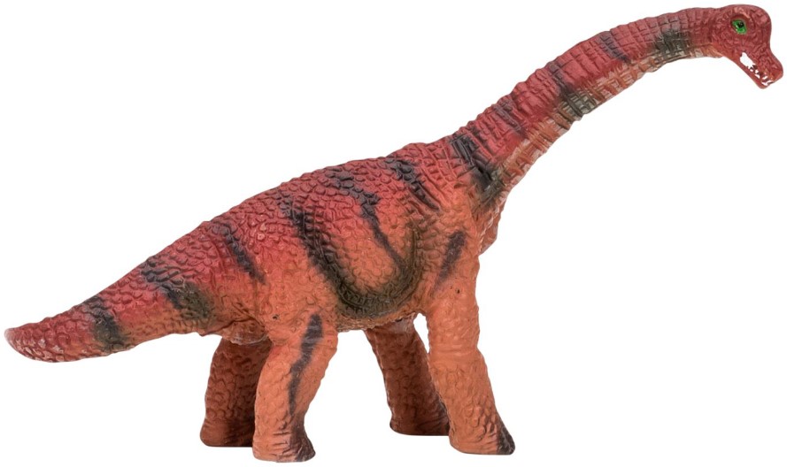 Набор фигурок Мир динозавров: Брахиозавр, 2 тираннозавра, акрокантозавр, стегозавр, дерево (MM216-079)
