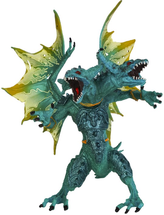 Фигурка Мир драконов: Двухглавый дракон зелёный (MM217-093)