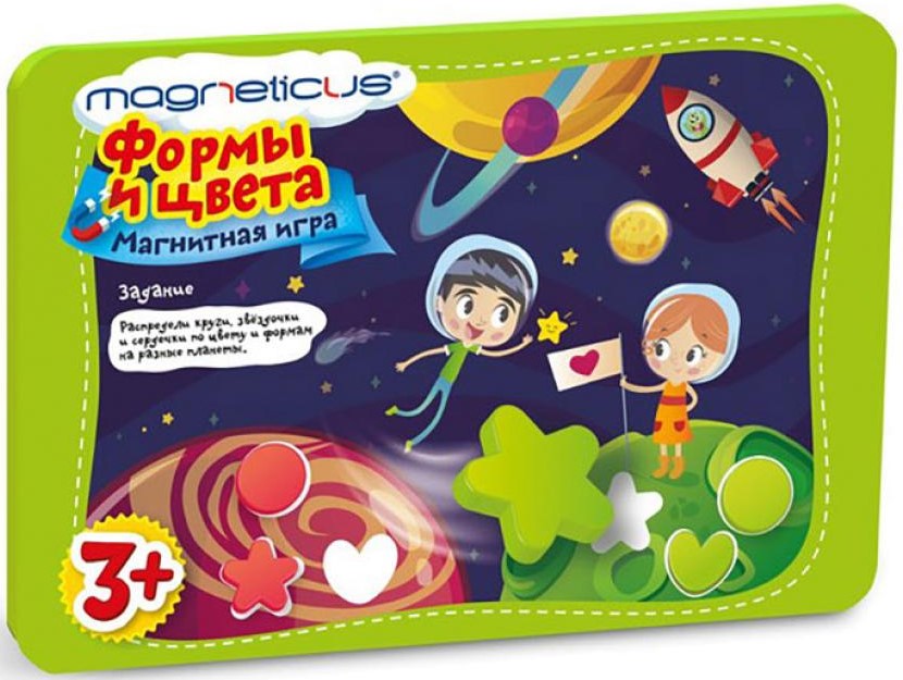 

Настольная игра Формы и цвета магнитная (POL- 008)