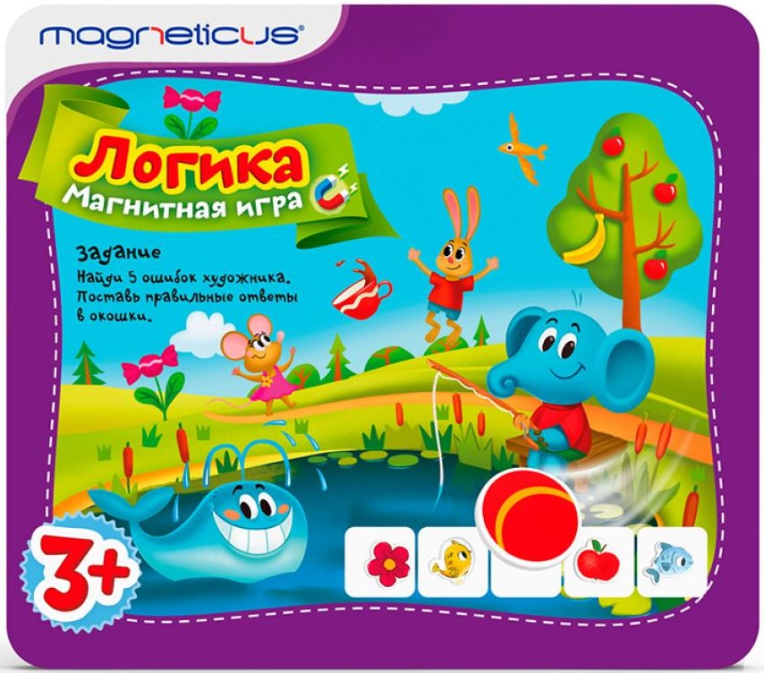 цена Настольная игра Логика магнитная (POL- 013)