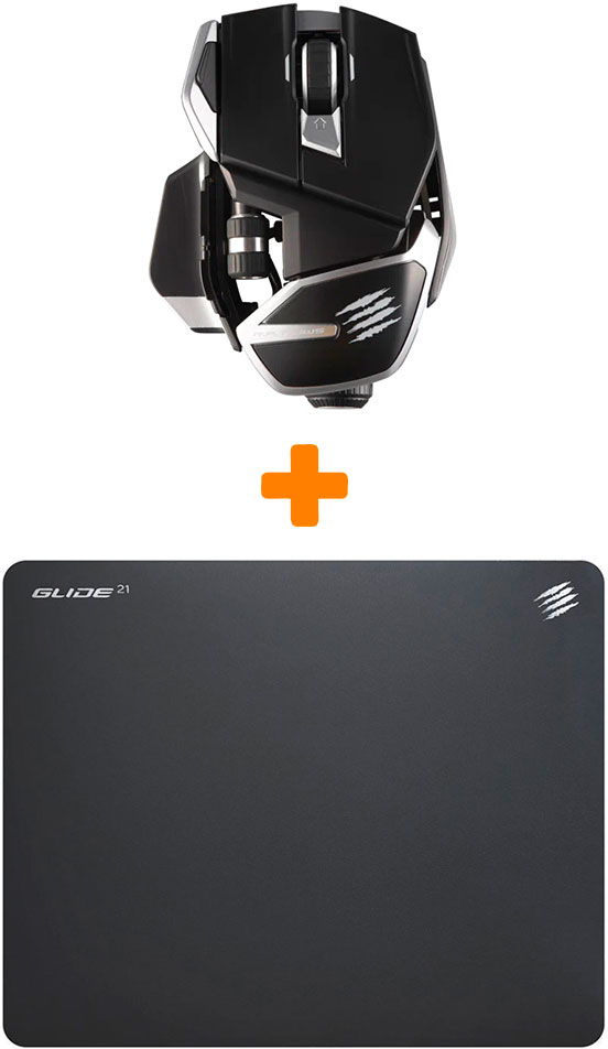 

Набор «Mad Catz 20» (Мышь R.A.T., коврик G.L.I.D.E.)