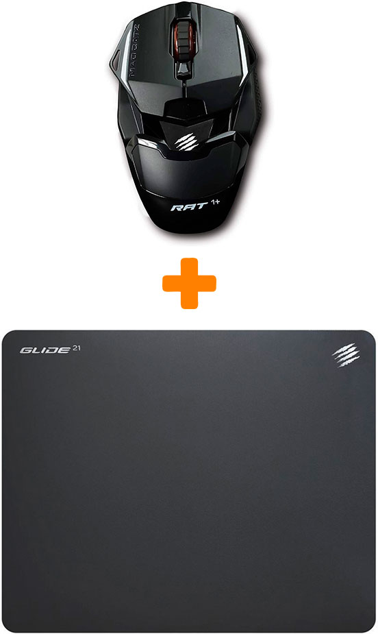 

Набор «Mad Catz 22» (Мышь R.A.T., коврик G.L.I.D.E.)