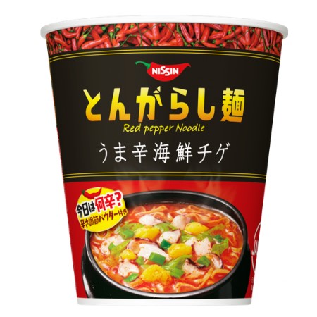 Лапша быстрого приготовления Nissin Острая с пряными морепродуктами (63 г)