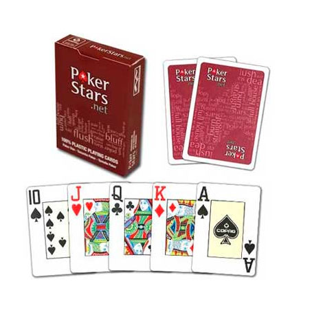 Карты игральные Pokerstars красные