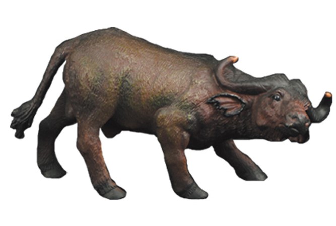 Набор фигурок Мир диких животных: Семья буйволов и семья носорогов (MM211-241)