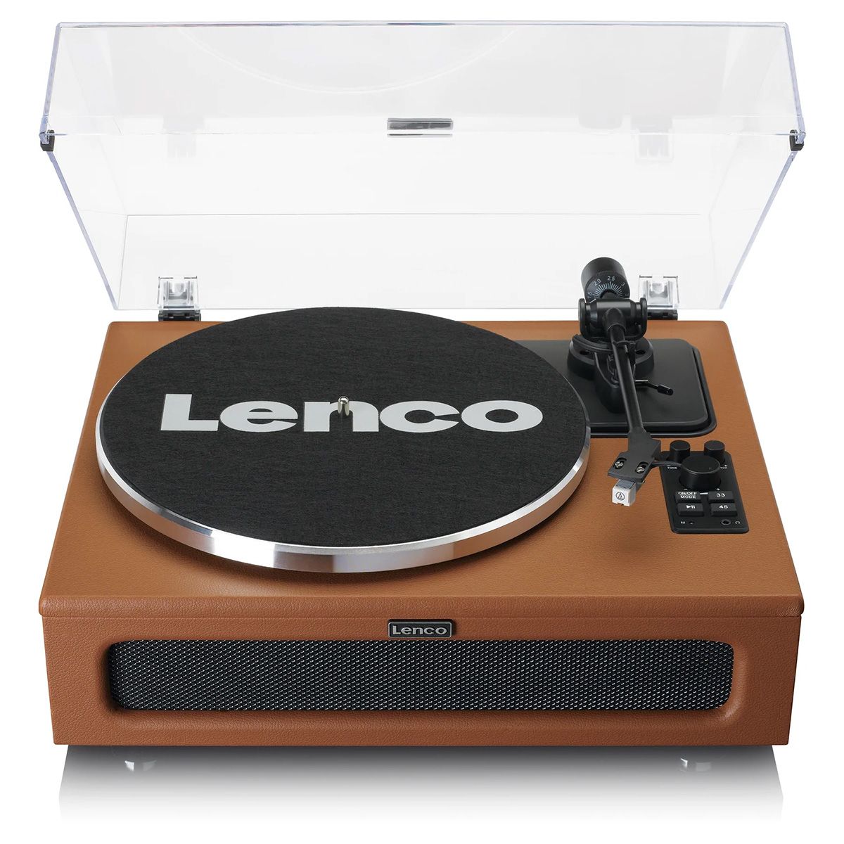 

Виниловый проигрыватель Lenco LS-430 BROWN с 4 встроенными динамиками