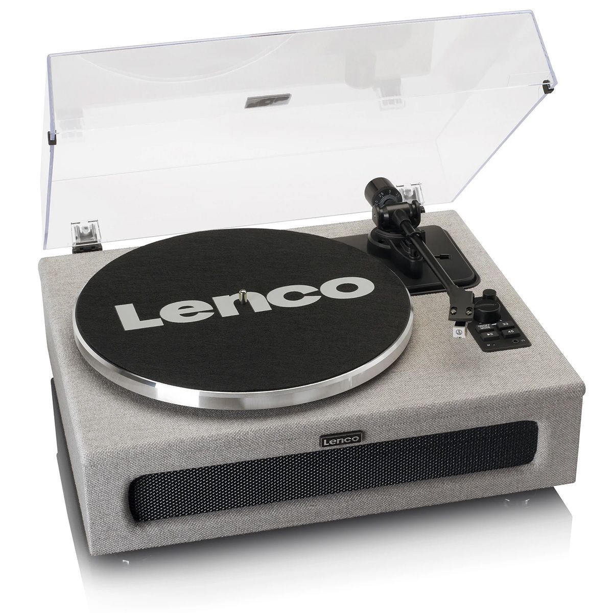 

Виниловый проигрыватель Lenco LS-440 GREY с 4 встроенными динамиками